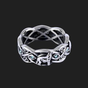 Bague Précieuse Viking Freki et Geri