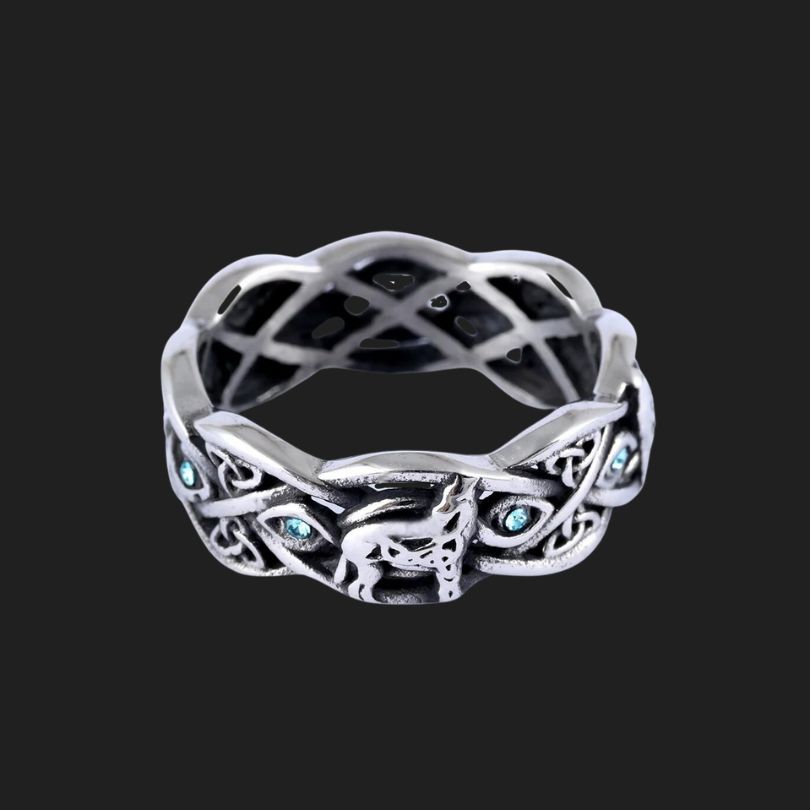 Bague Précieuse Viking Freki et Geri Bague Précieuse Viking Freki et Geri