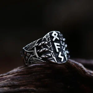 Bague viking runes