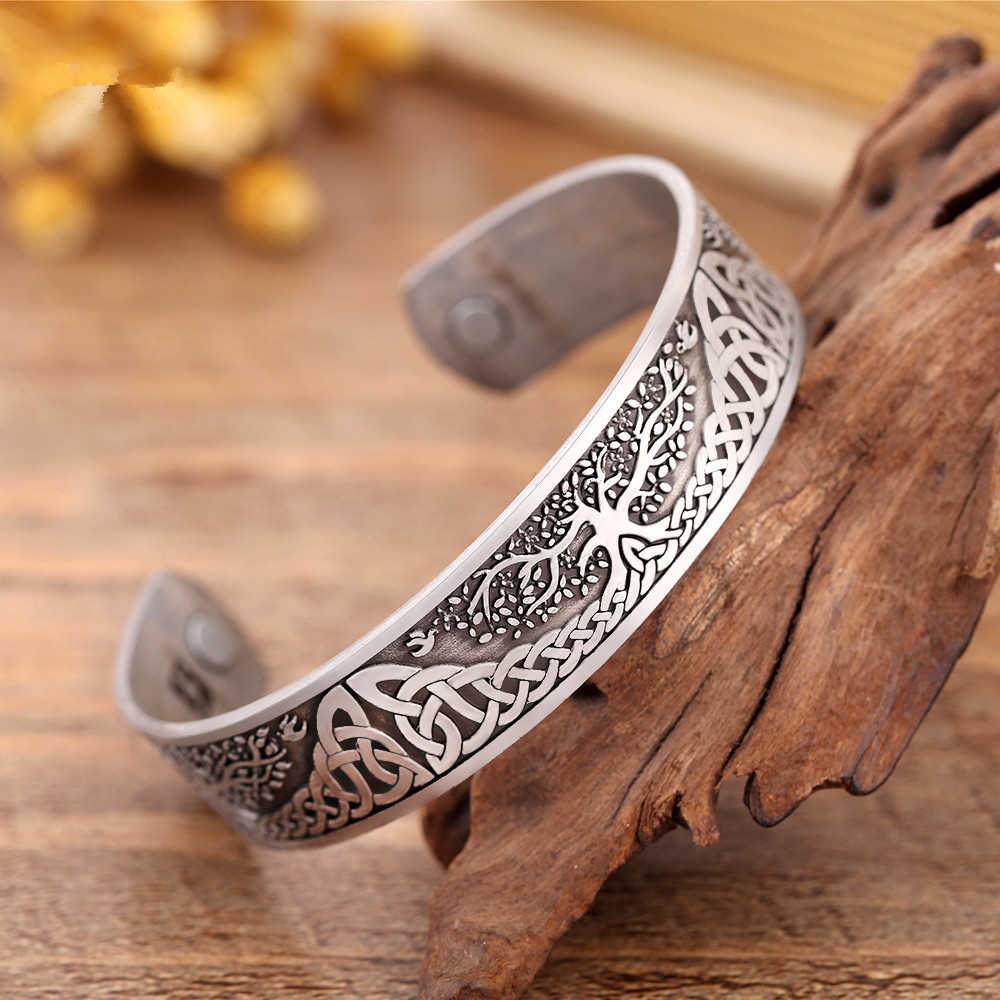 bracelet-yggdrasil-asgard-argent Bracelet Yggdrasil d'Asgard argenté