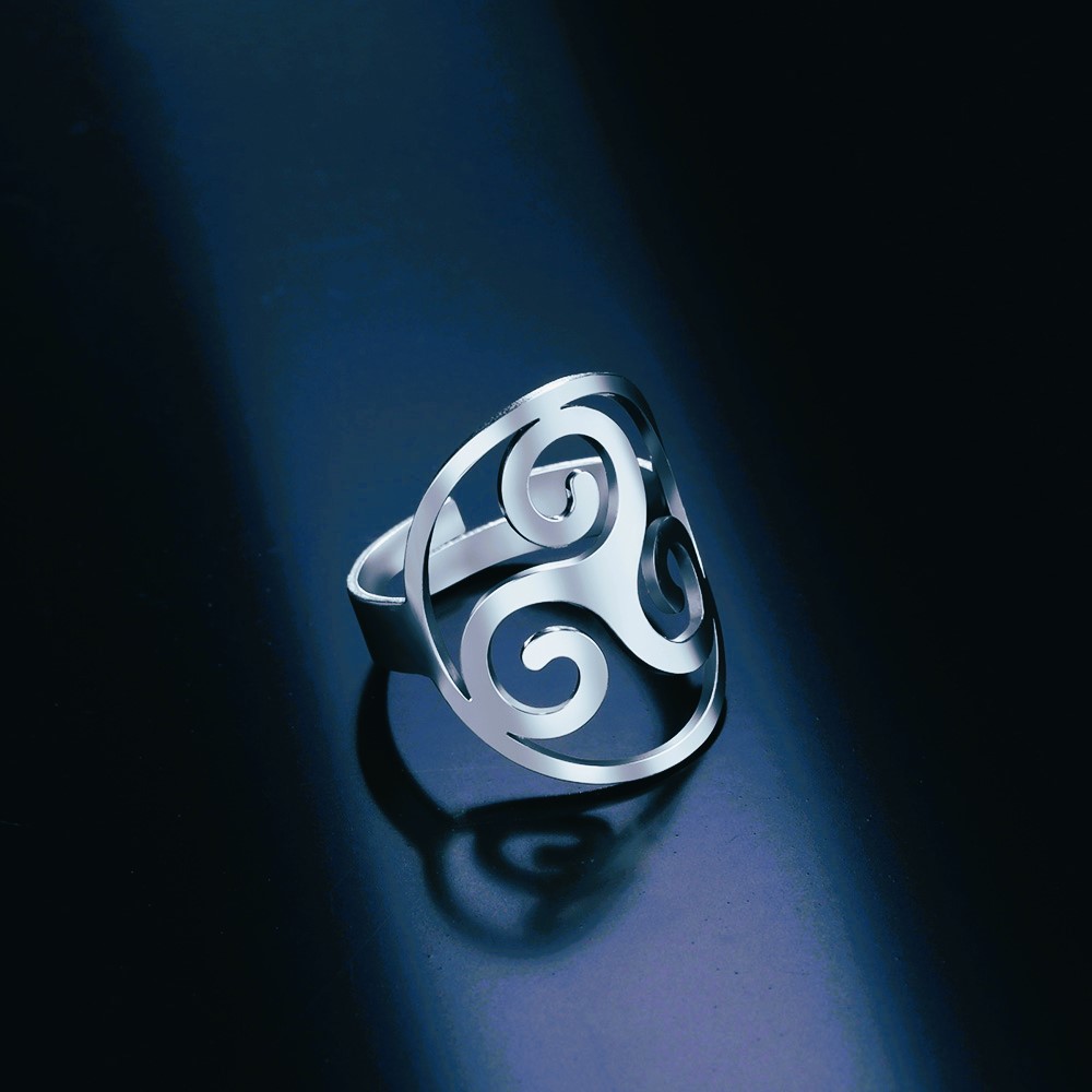 Bague celtique Triskel argent Bague celtique Triskel argent