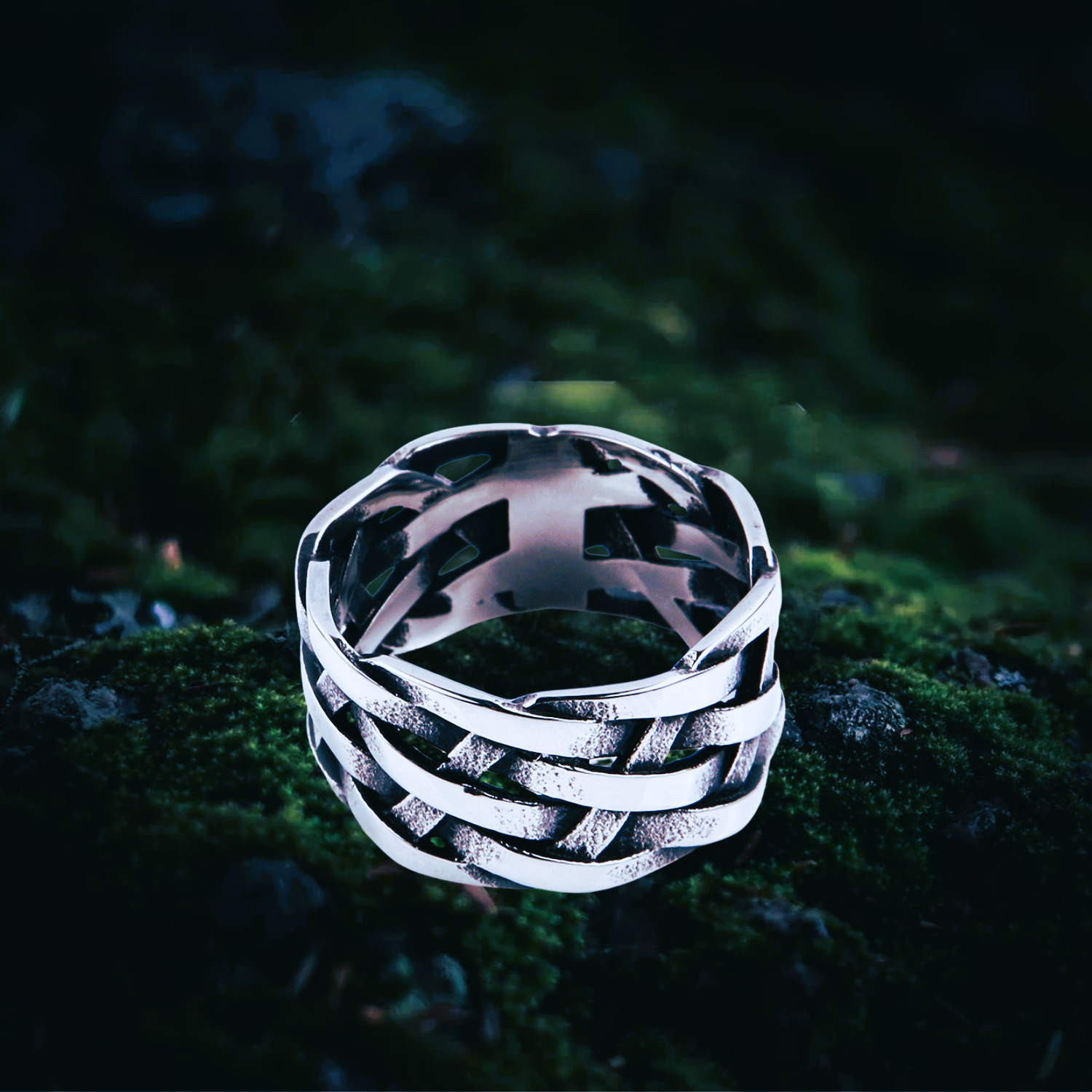 Bague viking Jarl Haakon argent Bague viking Jarl Haakon argent