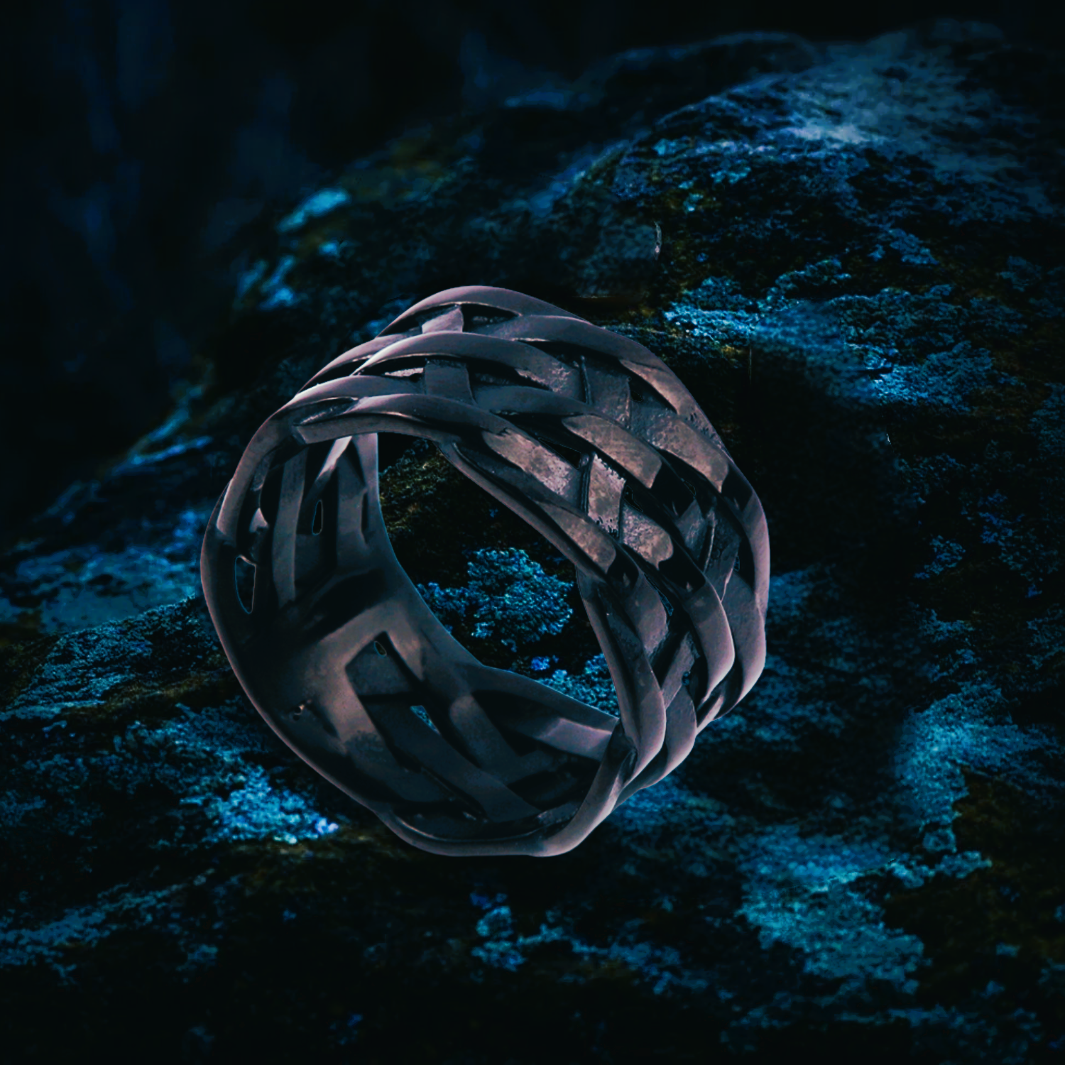 Bague viking Jarl Haakon noir Bague viking Jarl Haakon noir