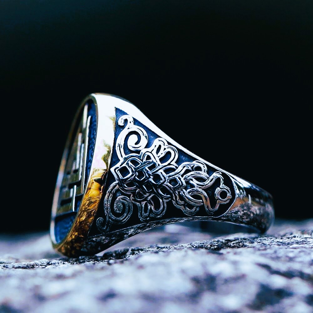 Bague viking nordique Valknut Odin Bague viking nordique Valknut Odin