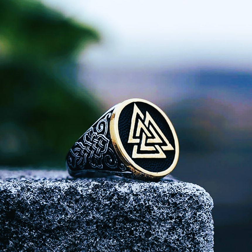 Bague viking Valknut Bague viking Valknut