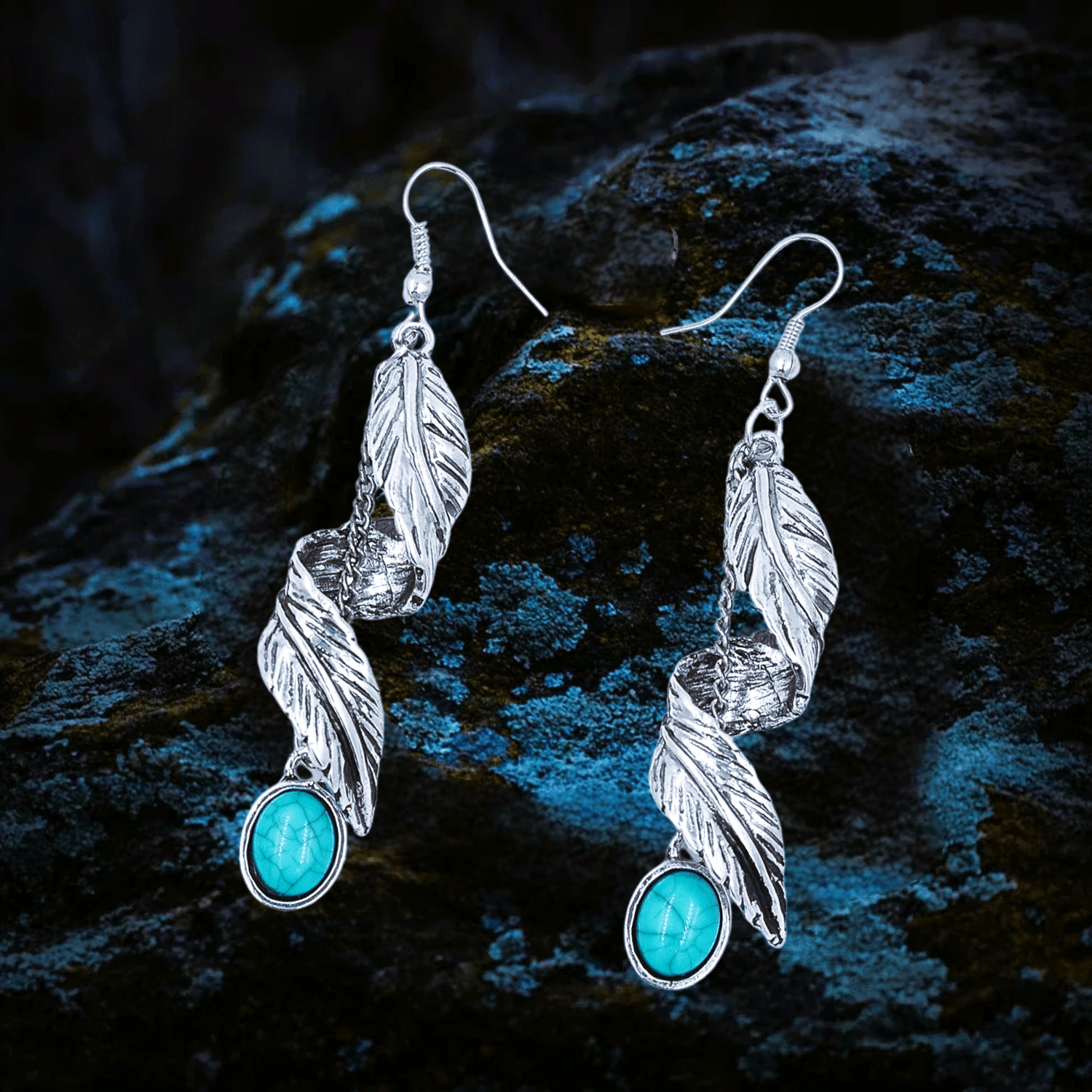 Boucles d’oreilles plume de Huginn et Muninn Boucles d’oreilles plume de Huginn et Muninn