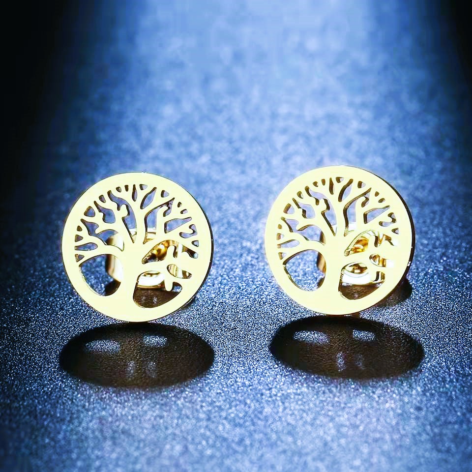 Boucles d’oreilles viking arbre Yggdrasil Boucles d’oreilles viking arbre Yggdrasil