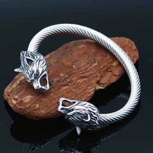 Bracelet loup Freki et Geri