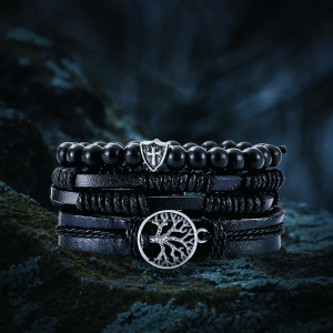 Bracelet viking arbre du monde Yggdrasil