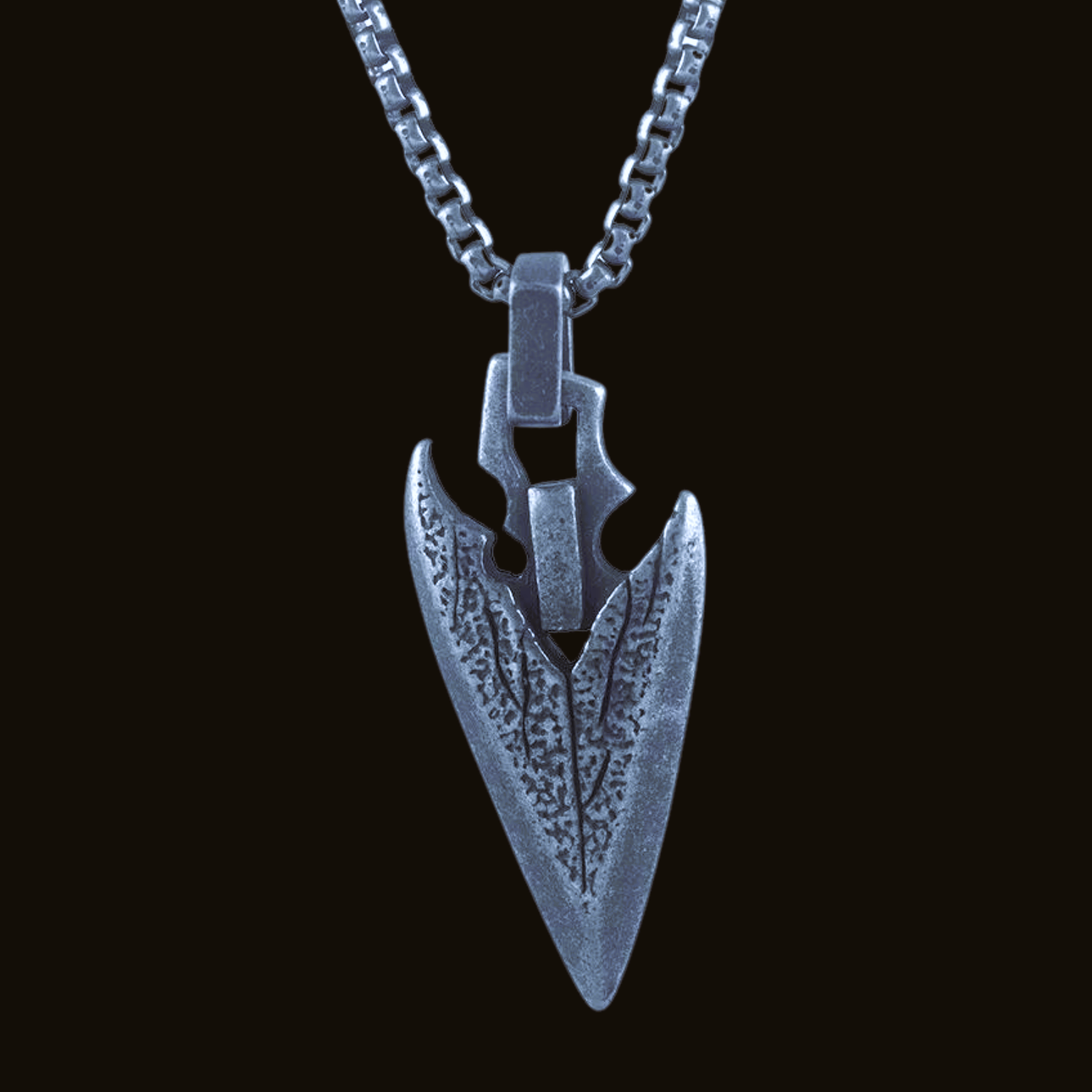 collier viking flèche Harald argent collier viking flèche Harald argent