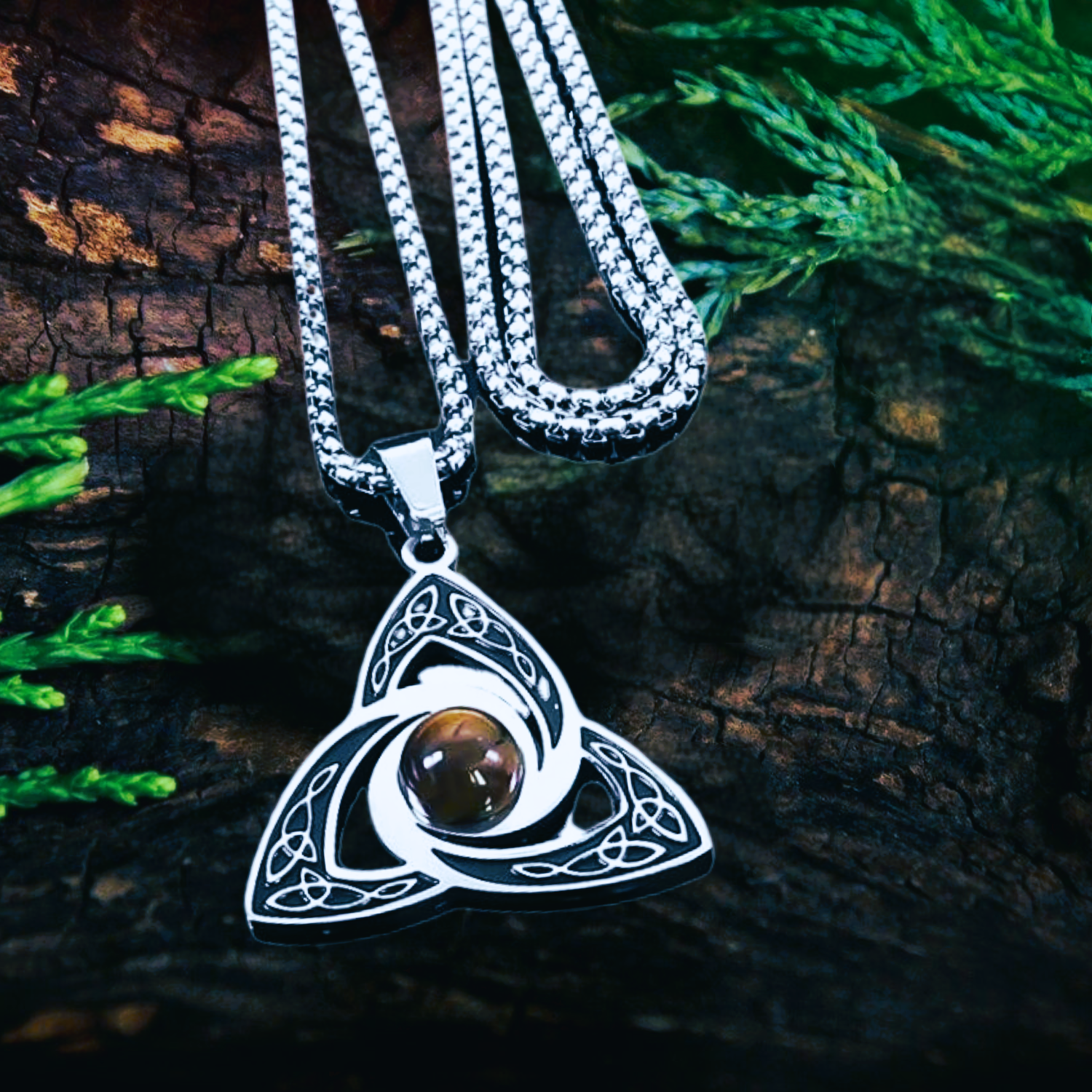 Collier viking noeud Triquetra Collier viking noeud Triquetra