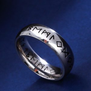 Anneau viking cercle runique