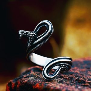 Bague serpent viking