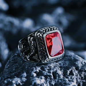 Bague viking dragon Ragnar