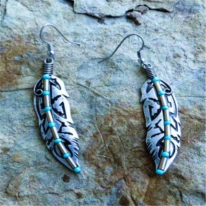 Boucles d’oreilles plumes
