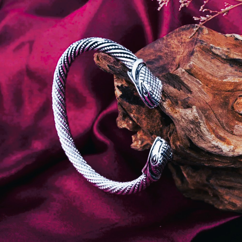 Bracelet serpent viking nordique Midgard Bracelet serpent viking nordique Midgard
