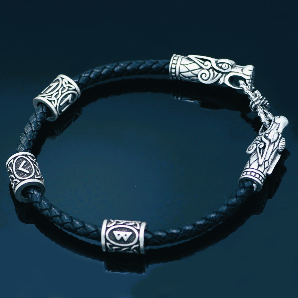 Bracelet viking dragon Nidhoog argent Bracelet viking dragon Nidhoog argent