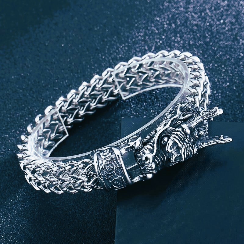 Bracelet viking nordique puissance du dragon Fafnir Bracelet viking nordique puissance du dragon Fafnir