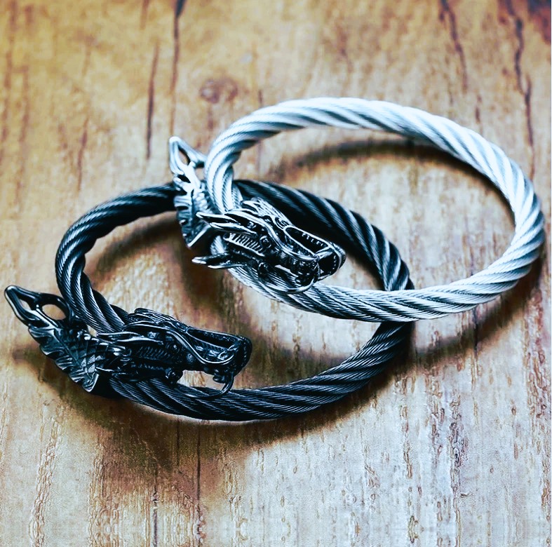 Bracelets vikings dragon Fafnir Bracelets vikings dragon Fafnir