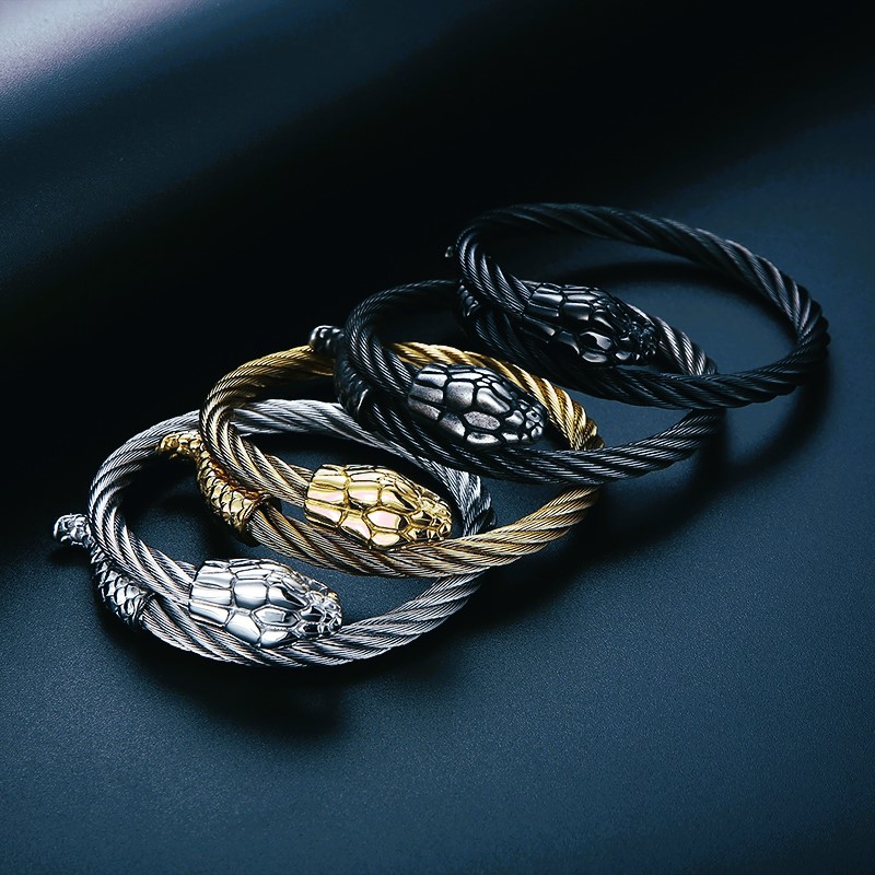 Bracelets vikings serpent Midgard Bracelets vikings serpent Midgard