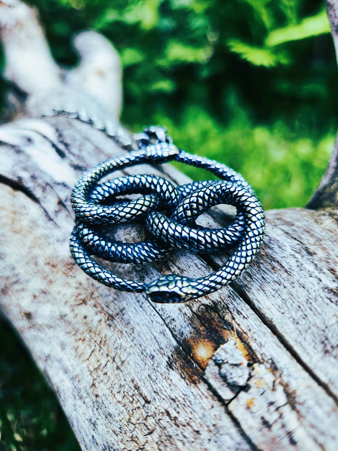 Collier celtique entrelacs Triquetra noeuds de serpent Collier celtique entrelacs Triquetra noeuds de serpent