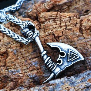 Collier viking la hache d’Odin