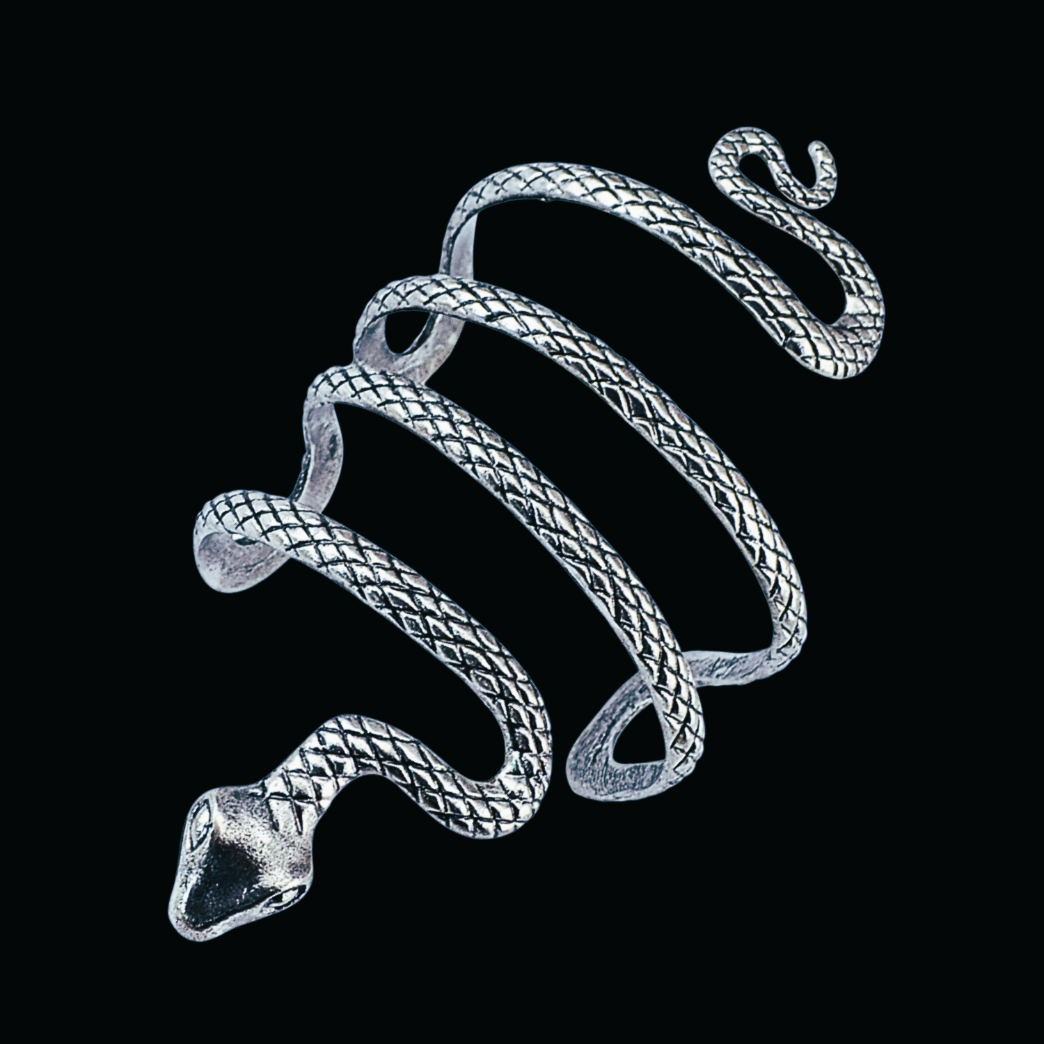 Jonc viking serpent monde argent Jonc viking serpent monde argent
