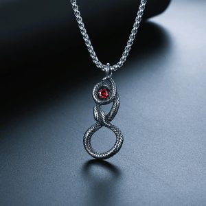 Pendentif viking œil de serpent