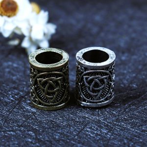 Perles à barbe celtiques Triquetra