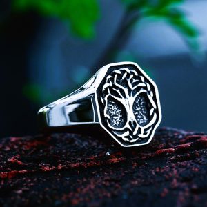 Bague viking arbre Yggdrasil