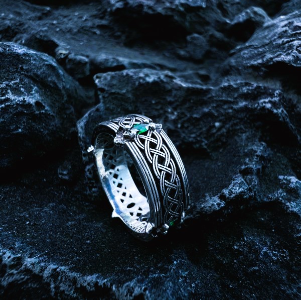 Bague viking celtique entrelacs Jarl Harald Ragnar Ivar Bague viking celtique entrelacs Jarl Harald Ragnar Ivar