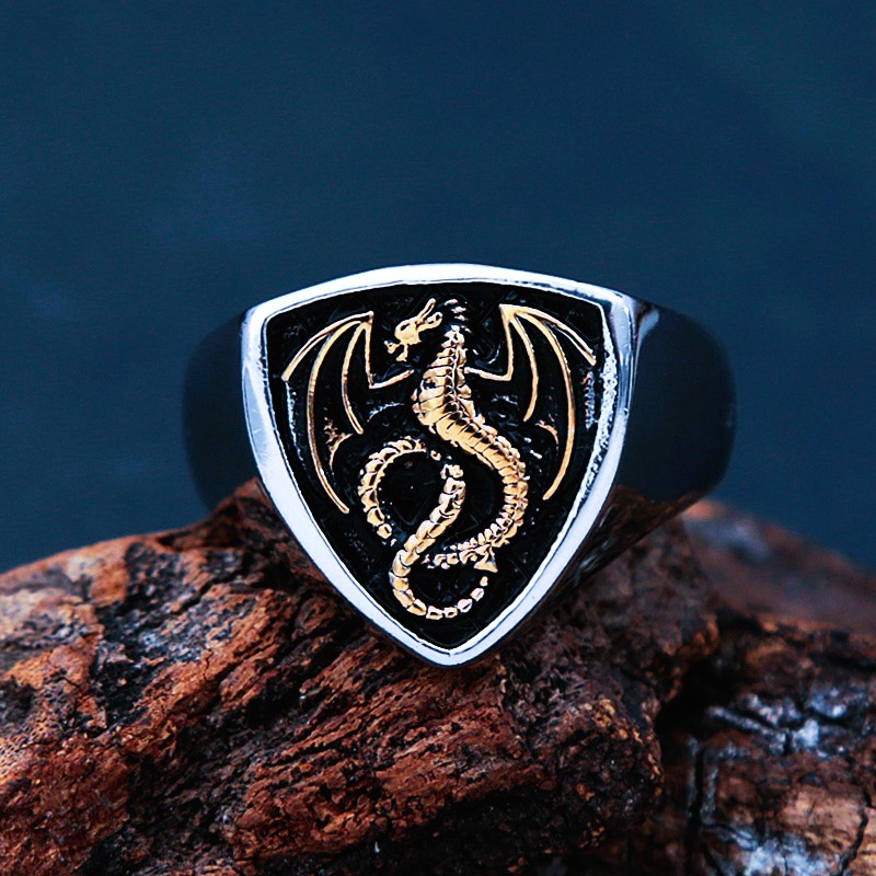 Bague viking force du dragon Bague viking force du dragon
