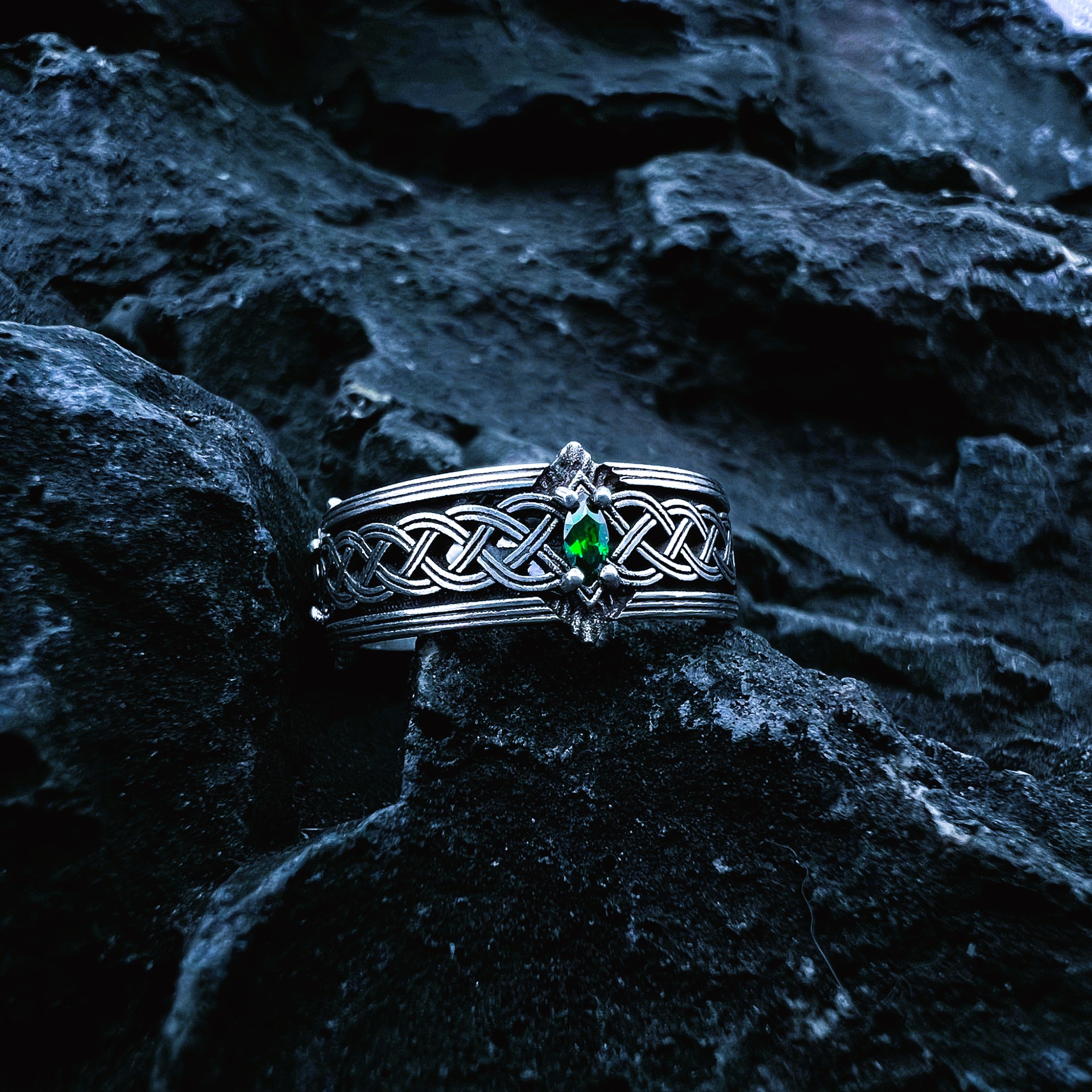 Bague viking Jarl argent Bague viking Jarl argent