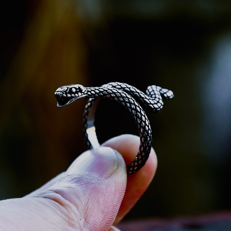 Bague celte nordique serpent Ouroboros Bague celte nordique serpent Ouroboros