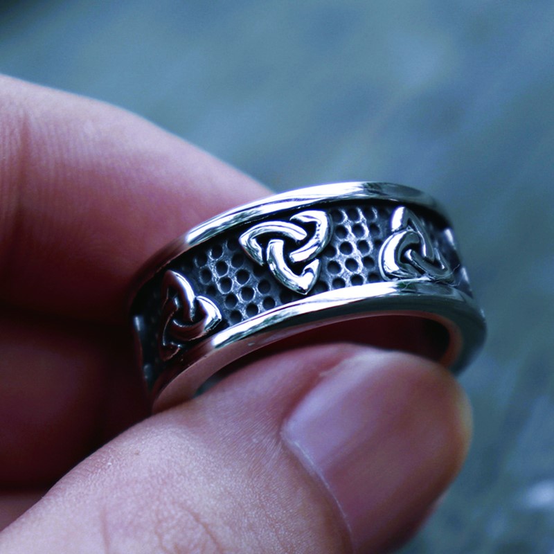 Bague celtique nordique Triquetra Bague celtique nordique Triquetra