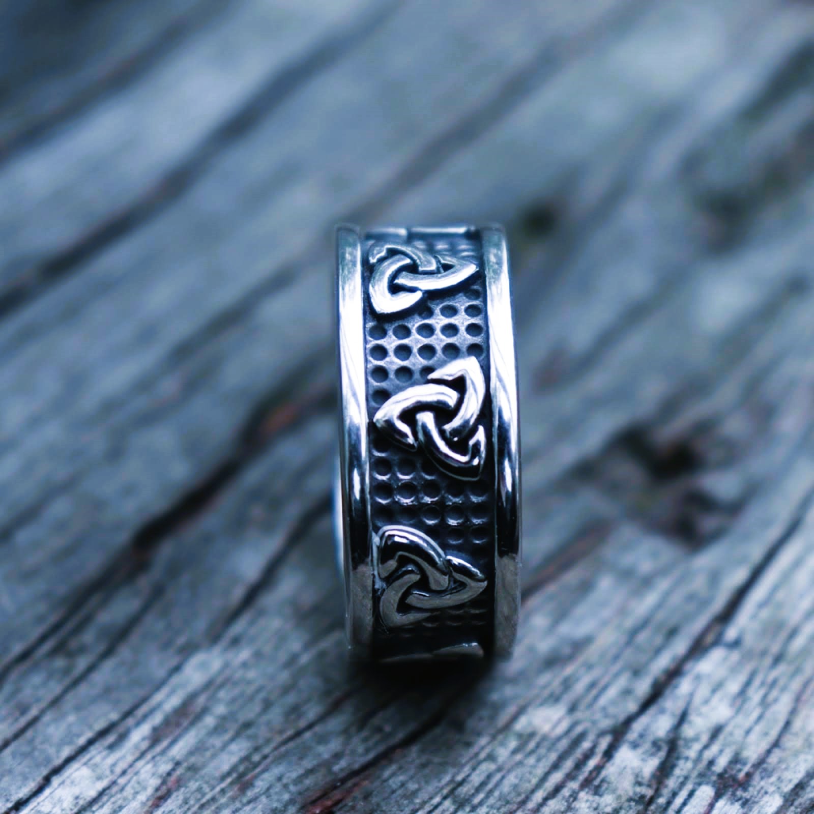 Bague celtique Triquetra argent Bague celtique Triquetra argent