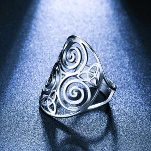 Bague celtique Triskell argent