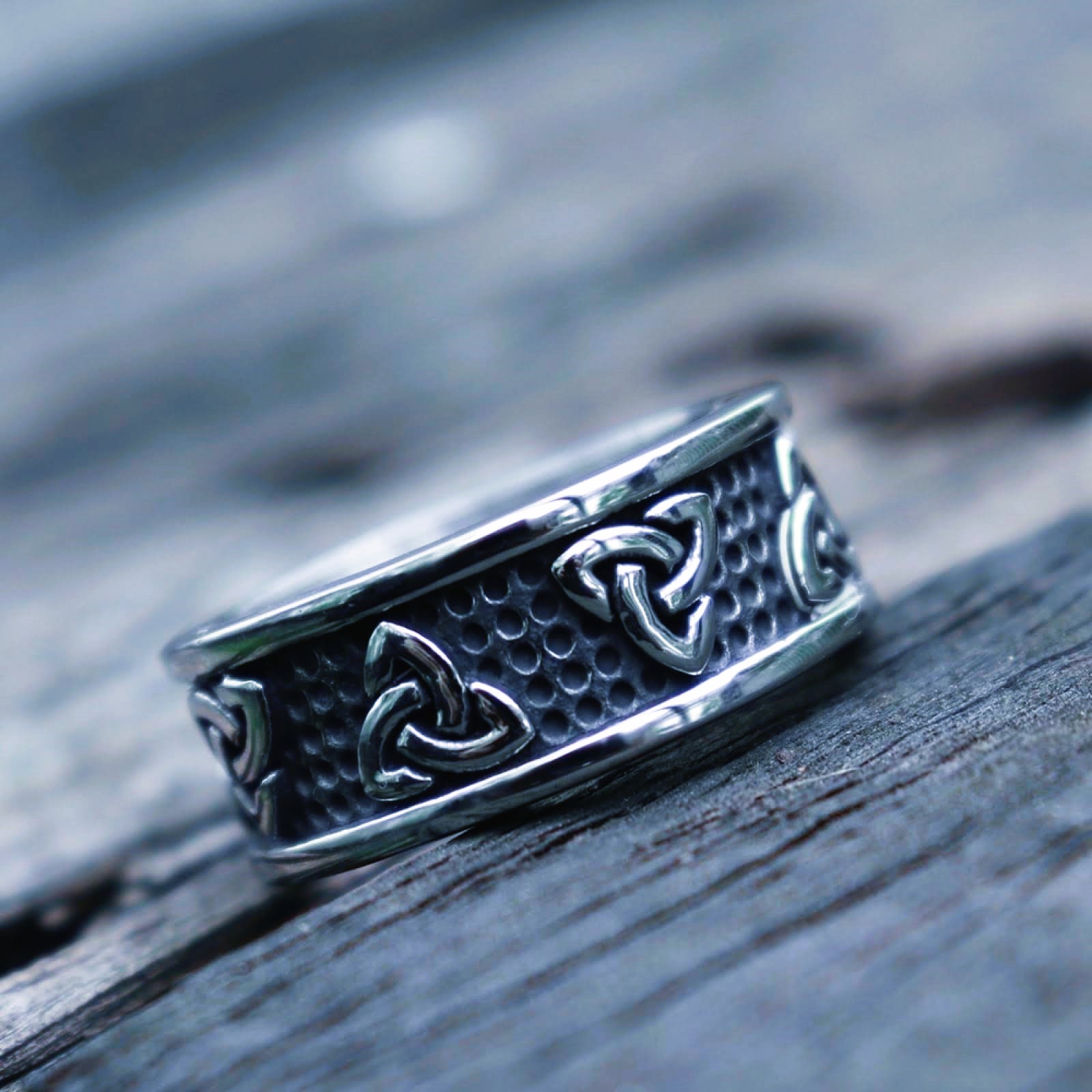 Bague celtique viking Triquetra Bague celtique viking Triquetra