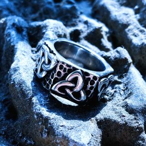 Bague Triquetra celtique