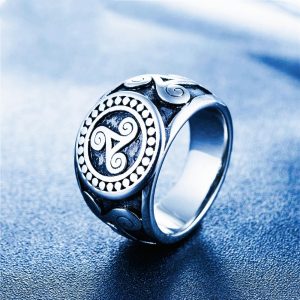 Bague viking Triskell