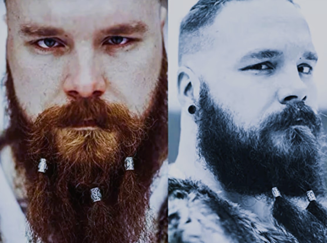 Bijoux de barbe runes viking alphabet Fulthark Bijoux de barbe runes viking alphabet Fulthark