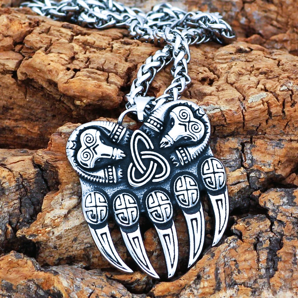 Collier viking griffe d'ours Collier viking griffe d'ours