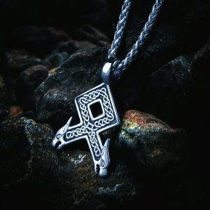 Collier viking rune Futhark Othalaz