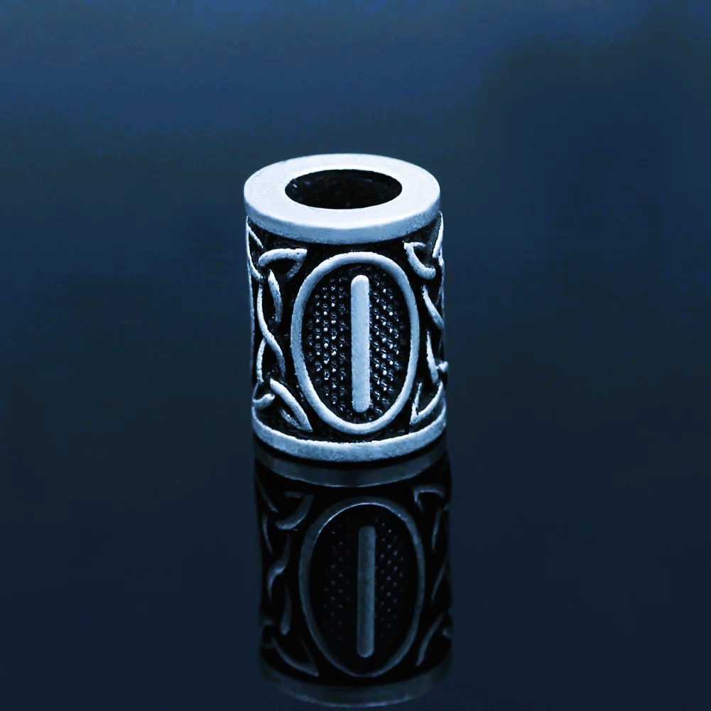 Perles de barbe runes vikings Isa Perles de barbe runes vikings Isa