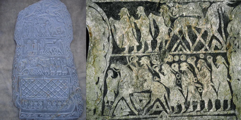 Pierre de Tängelgarda avec le signe Valknut